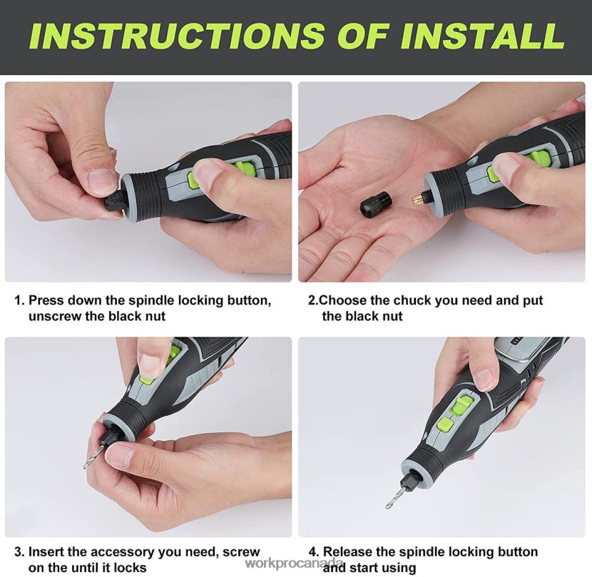 Morden WORKPRO 12V Cordless Rotary Tool Kit for Handmade and DIY Tool ZNRDXV226