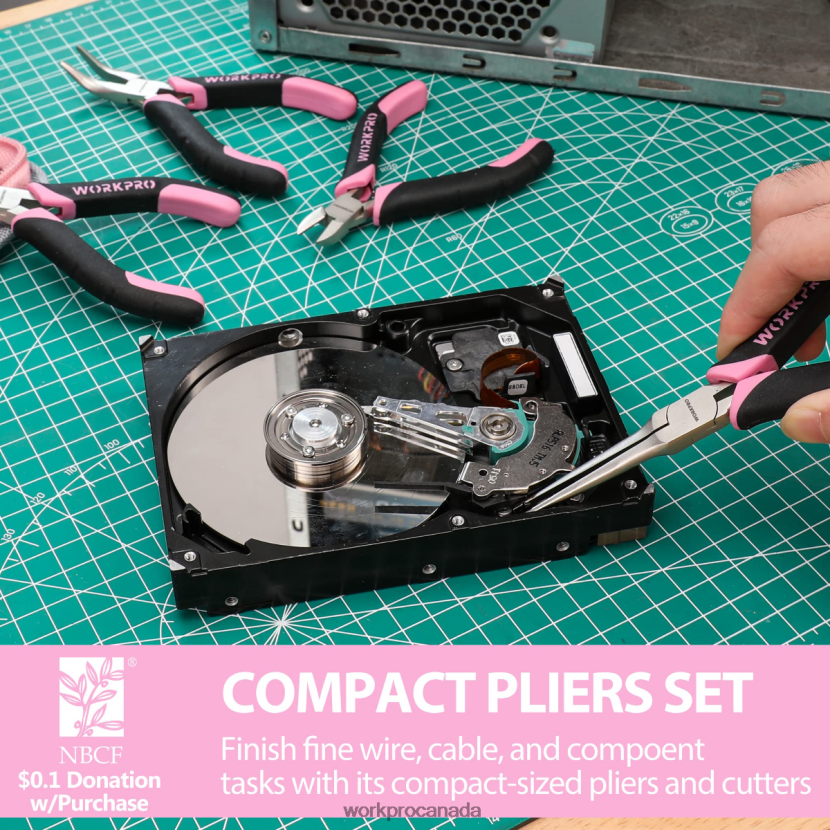 Pink/Blue WORKPRO 33 Pcs Precision Repair Tool Set Includes Pliers Set Tool ZNRDXV257