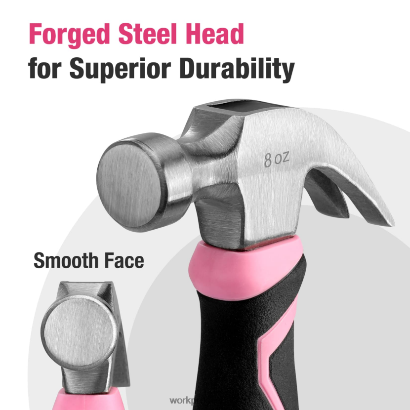 Helpful WORKPRO 8 oz Claw Hammer with Fiberglass Handle Tool ZNRDXV254