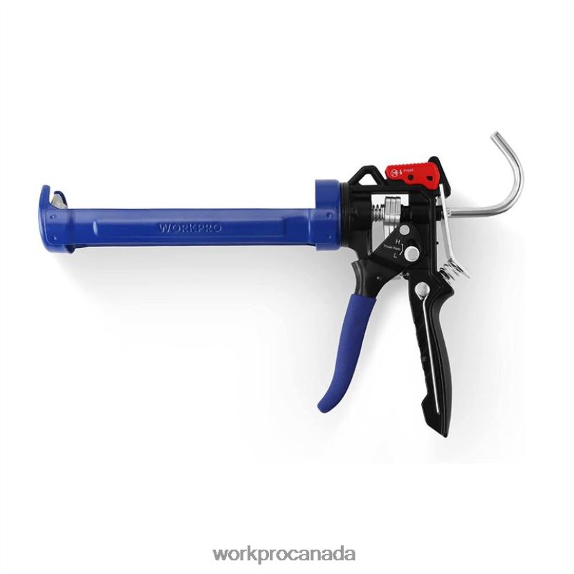 Helpful WORKPRO Adjustable Thrust Ratio Caulking Gun for Standard Caulk tubes Tool ZNRDXV135