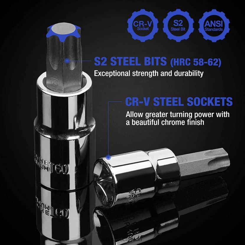 Morden WORKPRO 13 pcs Torx Bit Socket Set (For Hand Use Only) Tool ZNRDXV127