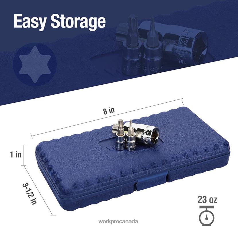 Morden WORKPRO 13 pcs Torx Bit Socket Set (For Hand Use Only) Tool ZNRDXV127