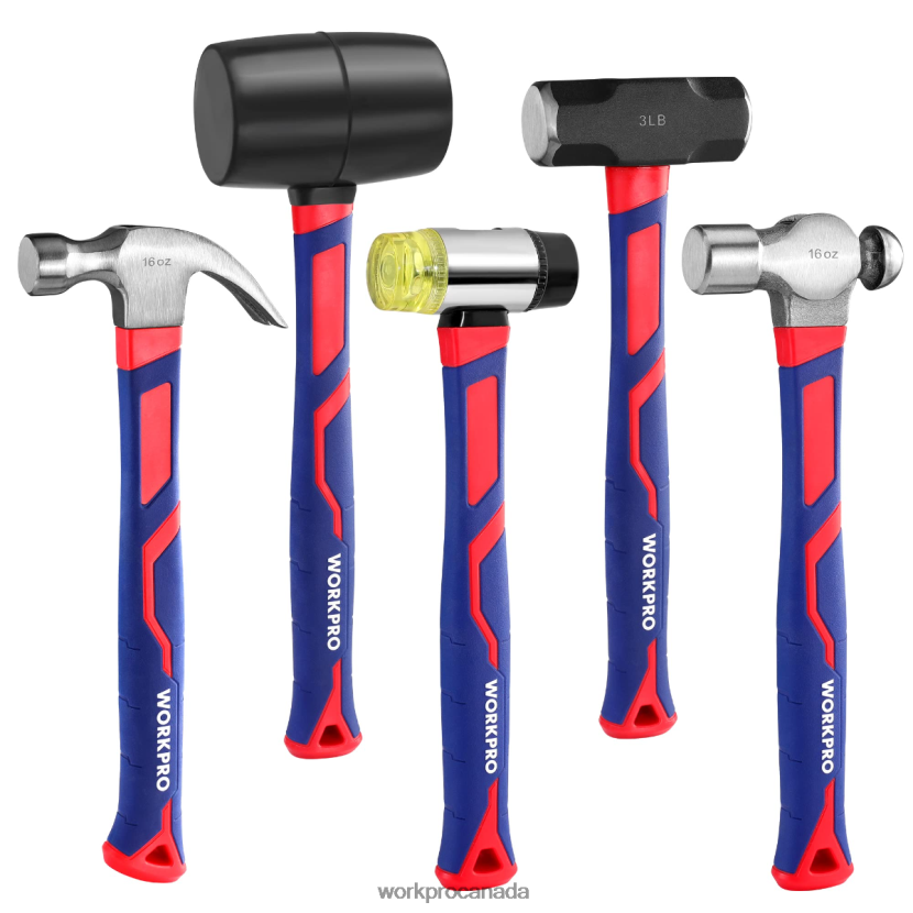 Morden WORKPRO 5 Pcs Hammer Set Tool ZNRDXV136