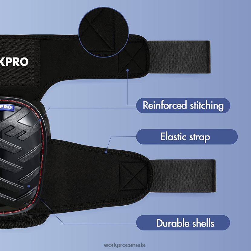 Morden WORKPRO Gel Knee Pads with Anti-Slip Straps, Professional Kneepads for Work Tool ZNRDXV129