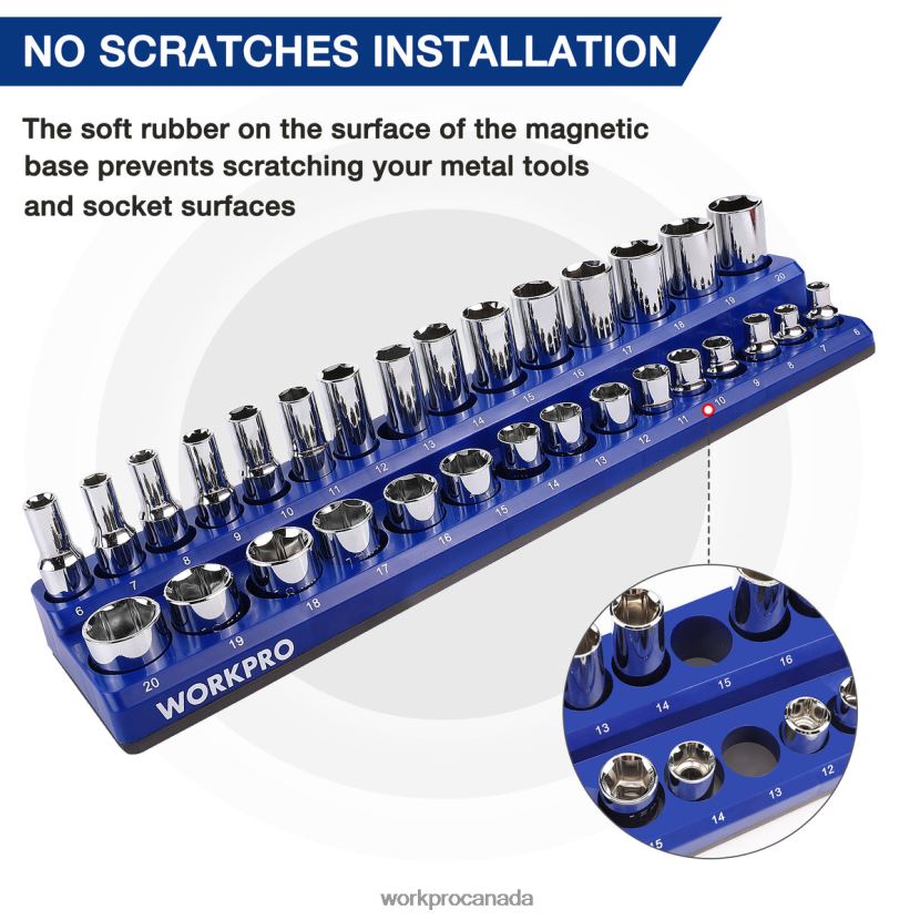 Morden WORKPRO Magnetic Receptacle Organizer Set of 6 Tool ZNRDXV126