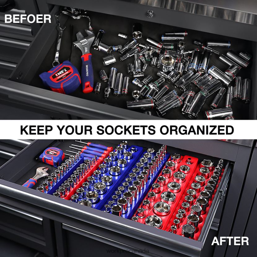 Morden WORKPRO Magnetic Receptacle Organizer Set of 6 Tool ZNRDXV126