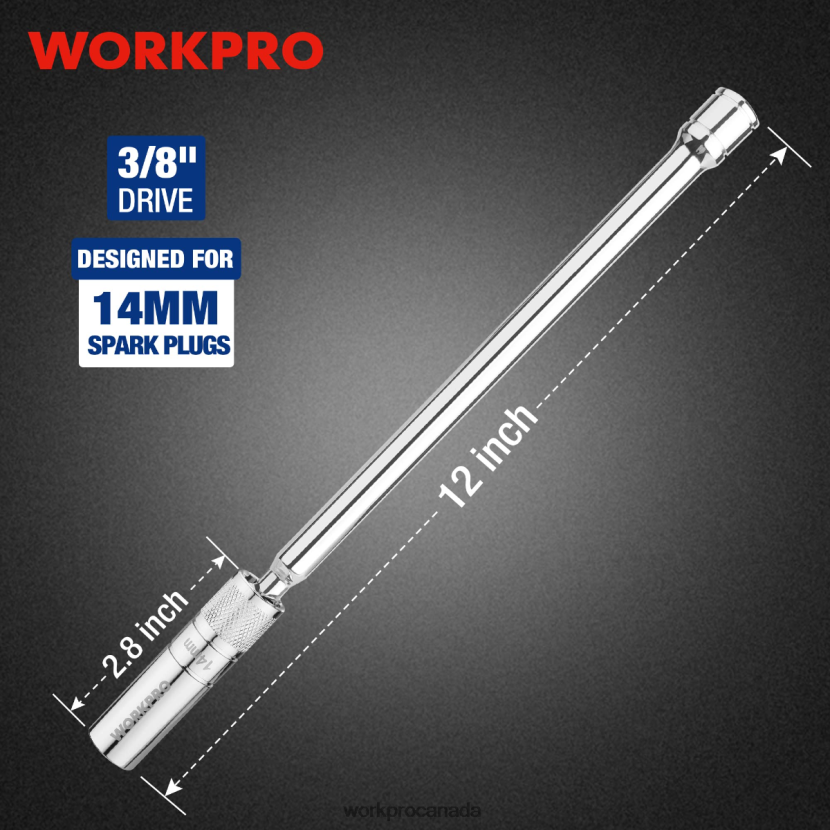 Morden WORKPRO Magnetic Swivel Spark Plug With Thin Wall Socket Tool ZNRDXV144