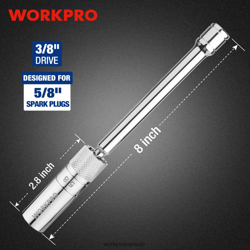 Morden WORKPRO Magnetic Swivel Spark Plug With Thin Wall Socket Tool ZNRDXV146