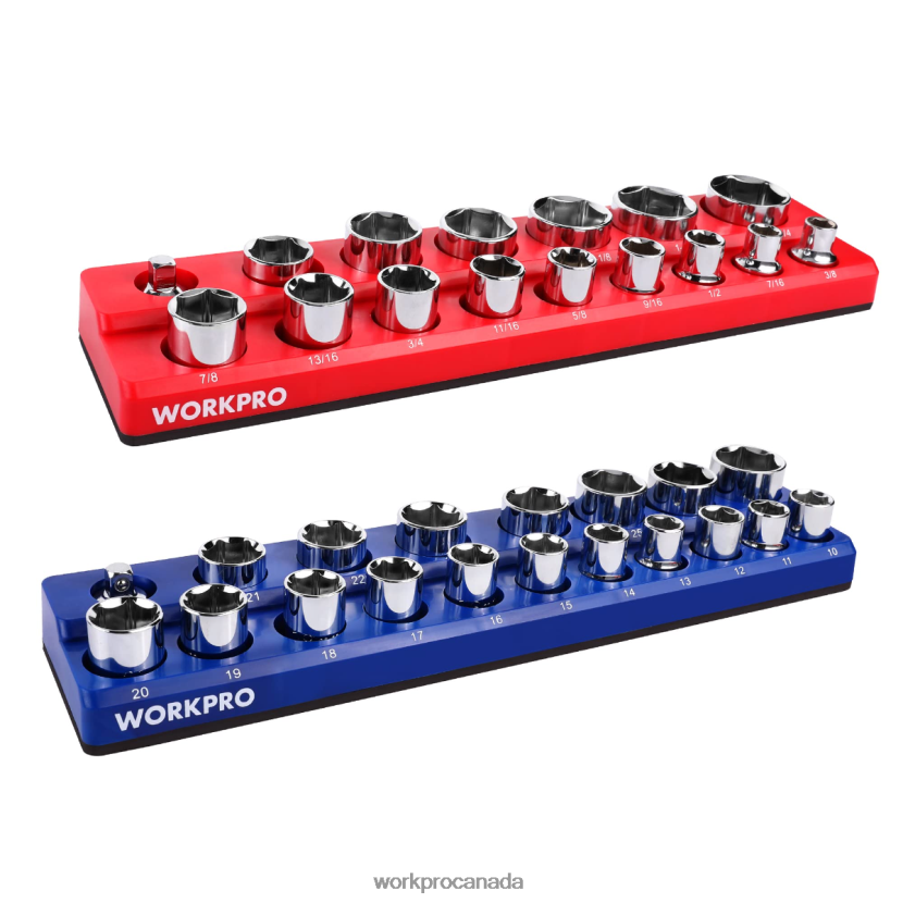 New WORKPRO Magnetic Socket Organizer Set Tool ZNRDXV131