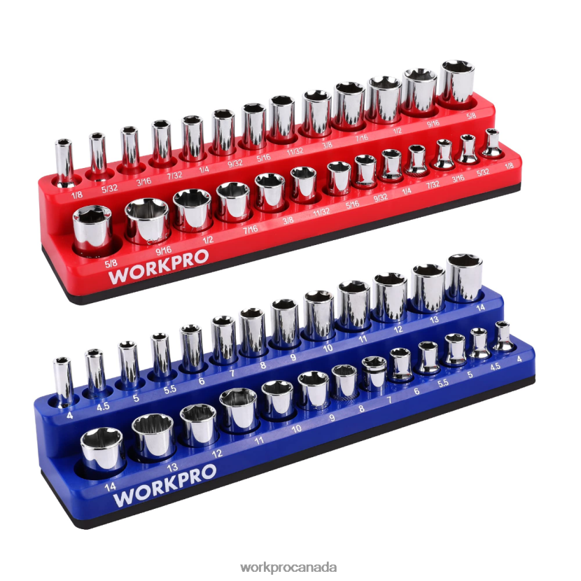 New WORKPRO Magnetic Socket Organizer Set Tool ZNRDXV131