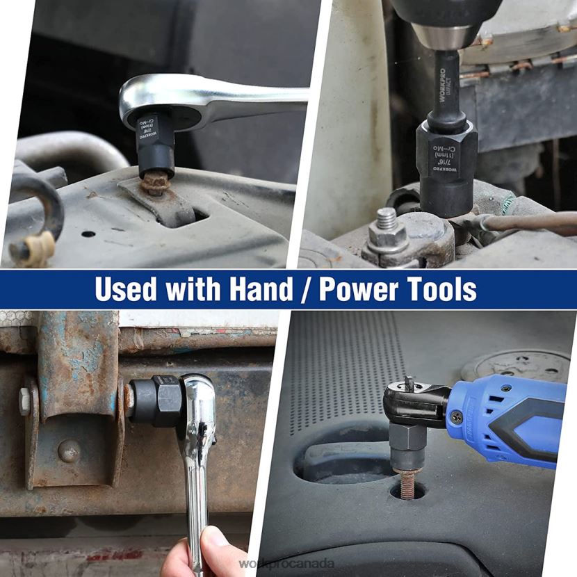 Useful WORKPRO 15 Pcs Impact Bolt & Nut Remover Set Tool ZNRDXV128