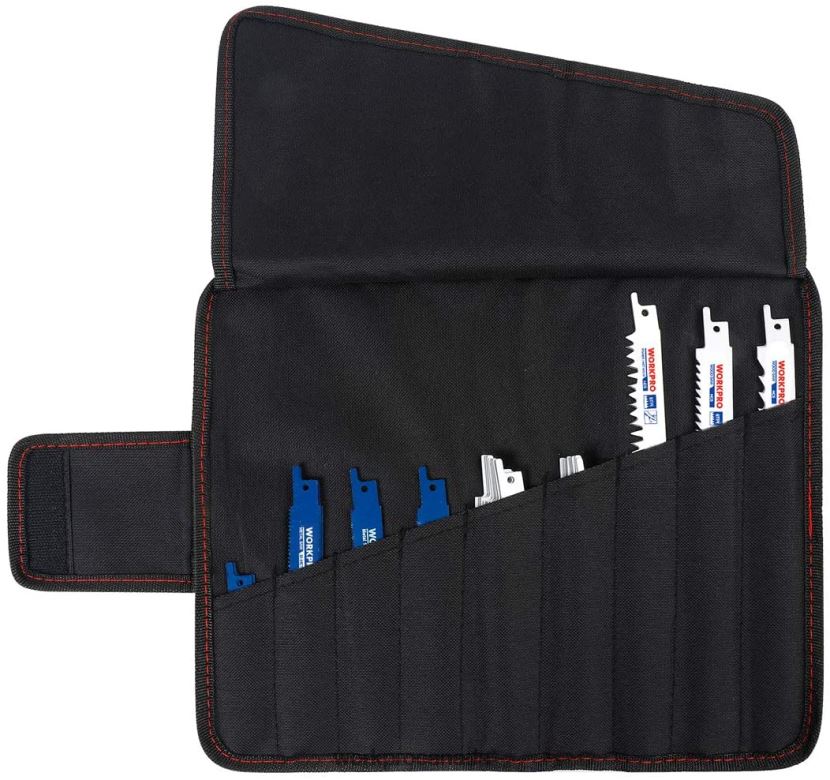 Useful WORKPRO 32 Pcs Reciprocating Saw Blade Set with Organizer Pouch Tool ZNRDXV138