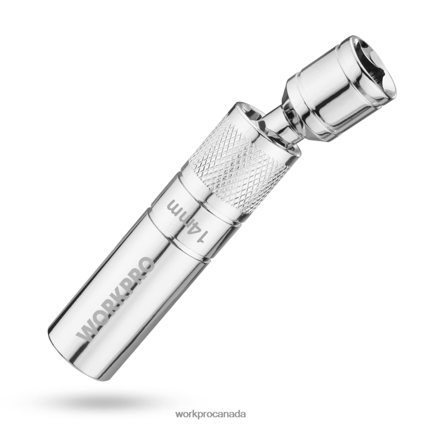Useful WORKPRO Magnetic Swivel Spark Plug With Thin Wall Socket Tool ZNRDXV145