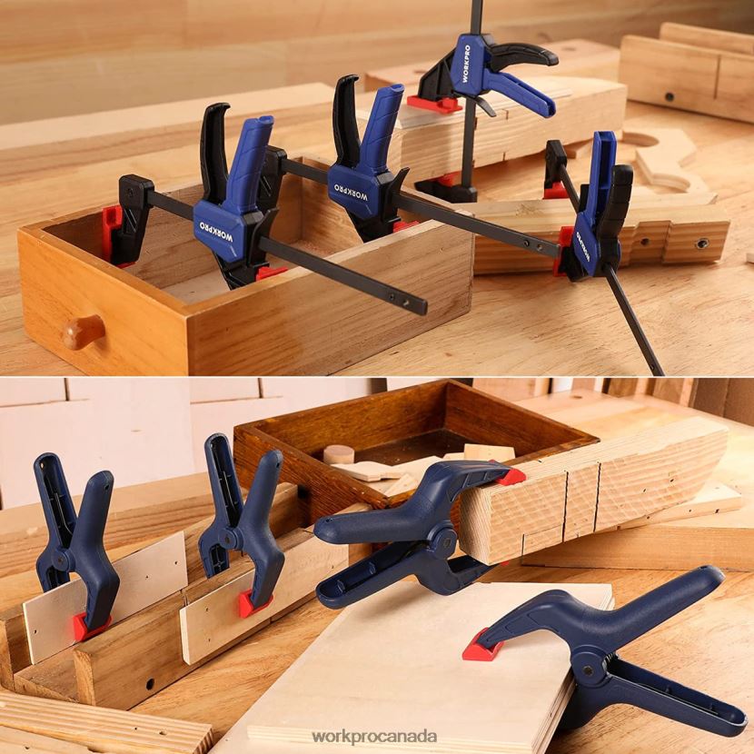 Morden WORKPRO 8 Pcs Clamp Set for Woodworking Tool ZNRDXV114