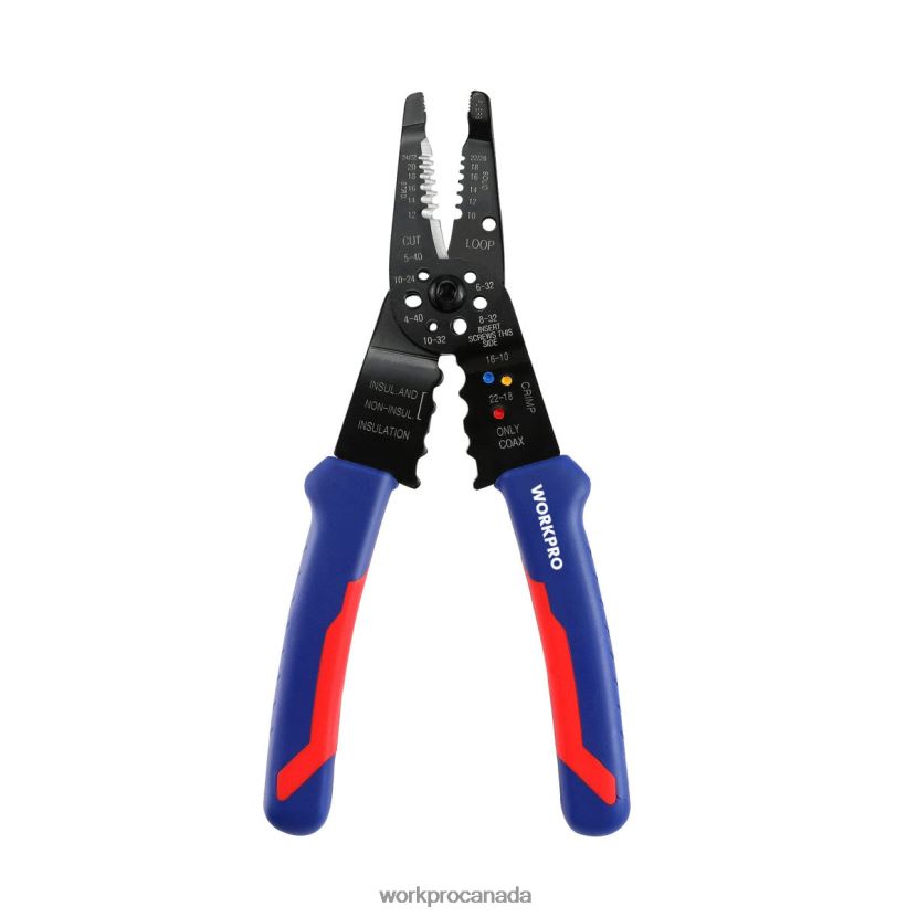 Useful WORKPRO 8-Inch Wire Stripper, Multi-Tool Wire Cutter for Stripping, Cutting and Crimping Tool ZNRDXV158