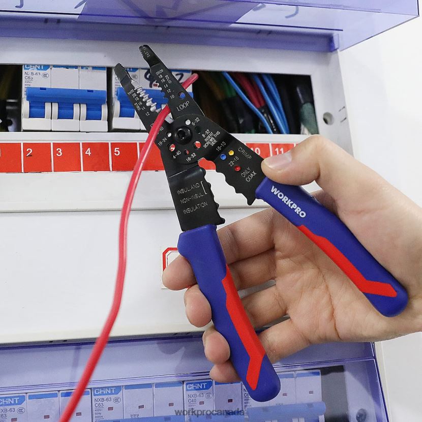 Useful WORKPRO 8-Inch Wire Stripper, Multi-Tool Wire Cutter for Stripping, Cutting and Crimping Tool ZNRDXV158