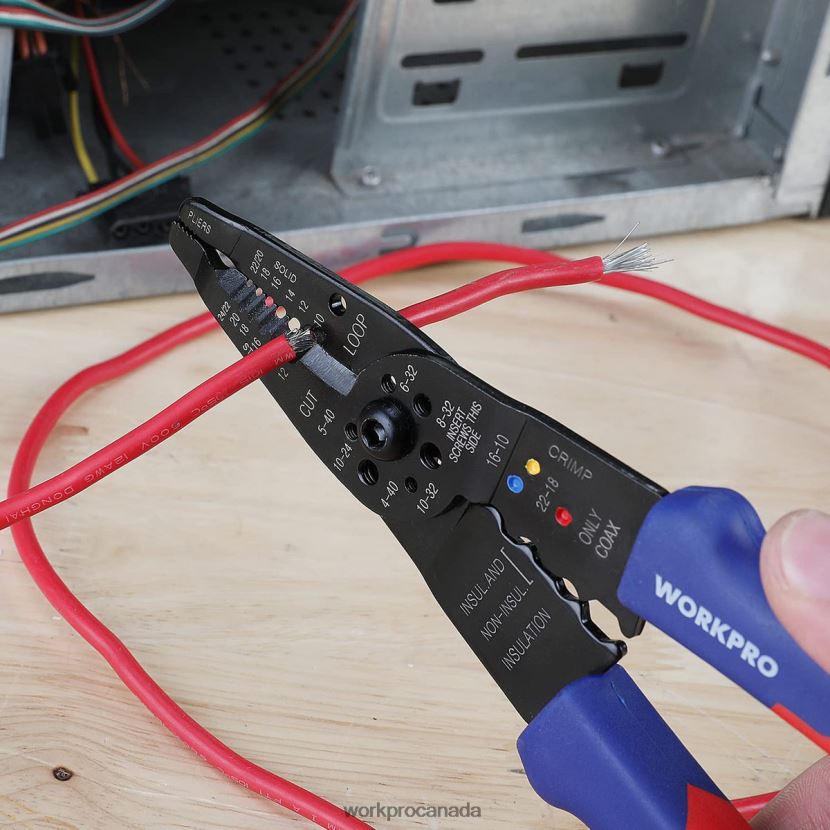 Useful WORKPRO 8-Inch Wire Stripper, Multi-Tool Wire Cutter for Stripping, Cutting and Crimping Tool ZNRDXV158