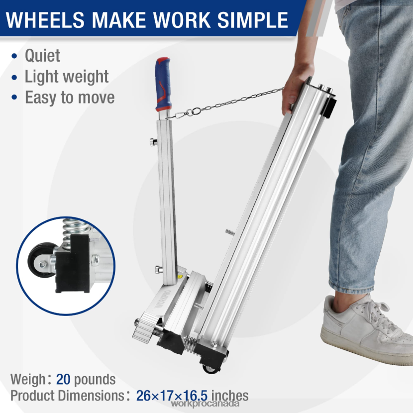 Useful WORKPRO Laminate Vinyl Floor Cutter Tool ZNRDXV159