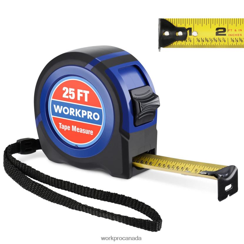 Helpful WORKPRO Tape Measure 25 FT Tool ZNRDXV112