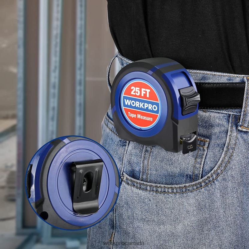 Helpful WORKPRO Tape Measure 25 FT Tool ZNRDXV112