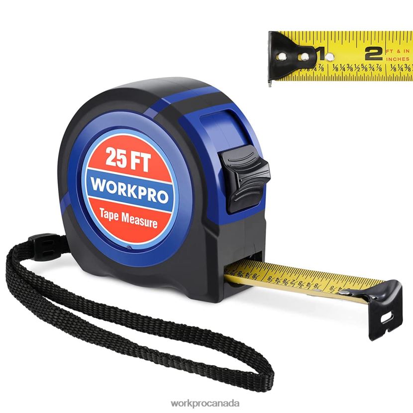 Helpful WORKPRO Tape Measure 25 FT Tool ZNRDXV112
