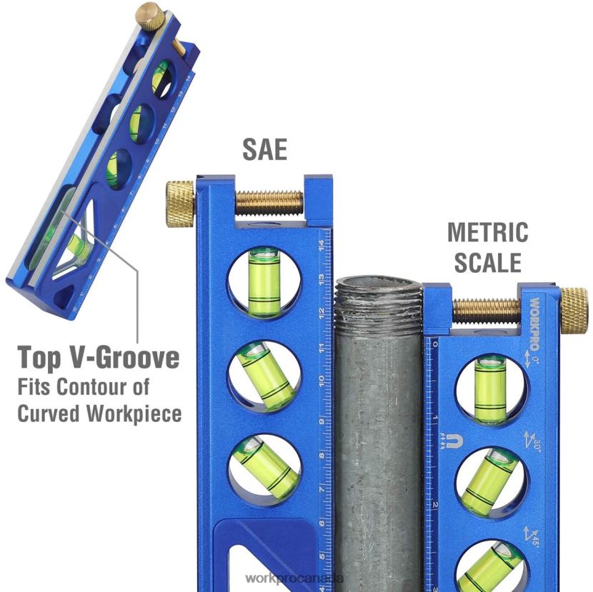 Useful WORKPRO Aluminum Alloy Construction Torpedo Level 6-1/2 inch Tool ZNRDXV110