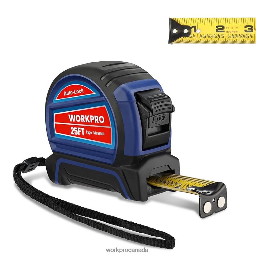 Useful WORKPRO Auto-Lock Tape Measure 25 FT Tool ZNRDXV111