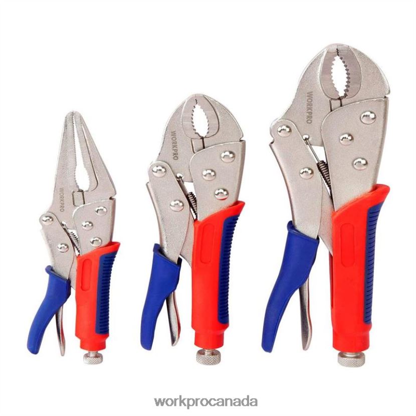 Helpful WORKPRO 3 Pcs Locking Pliers Set Tool ZNRDXV70