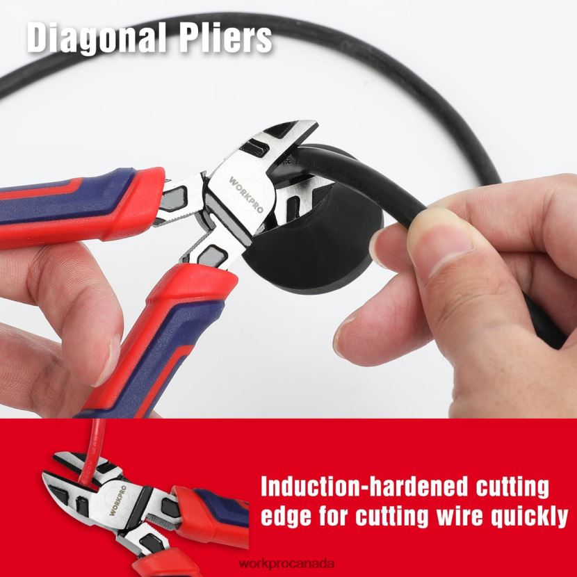 Morden WORKPRO 4 Pcs Premium CR-V Construction Pliers Tool Sets Tool ZNRDXV72