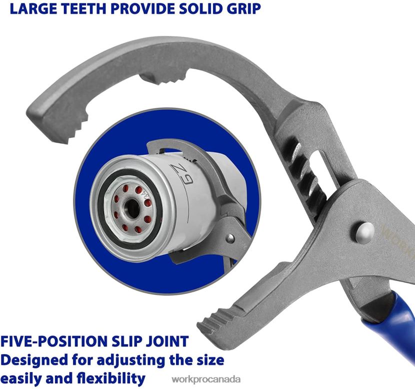 Useful WORKPRO 2 Pcs Oil Filter Wrench/Pliers Set Tool ZNRDXV76