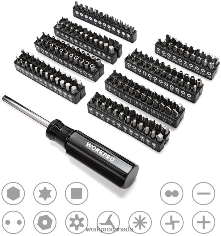 Useful WORKPRO 450 Pcs Universal Professional Mechanics Tool Set with Heavy Duty Case Box Tool ZNRDXV306
