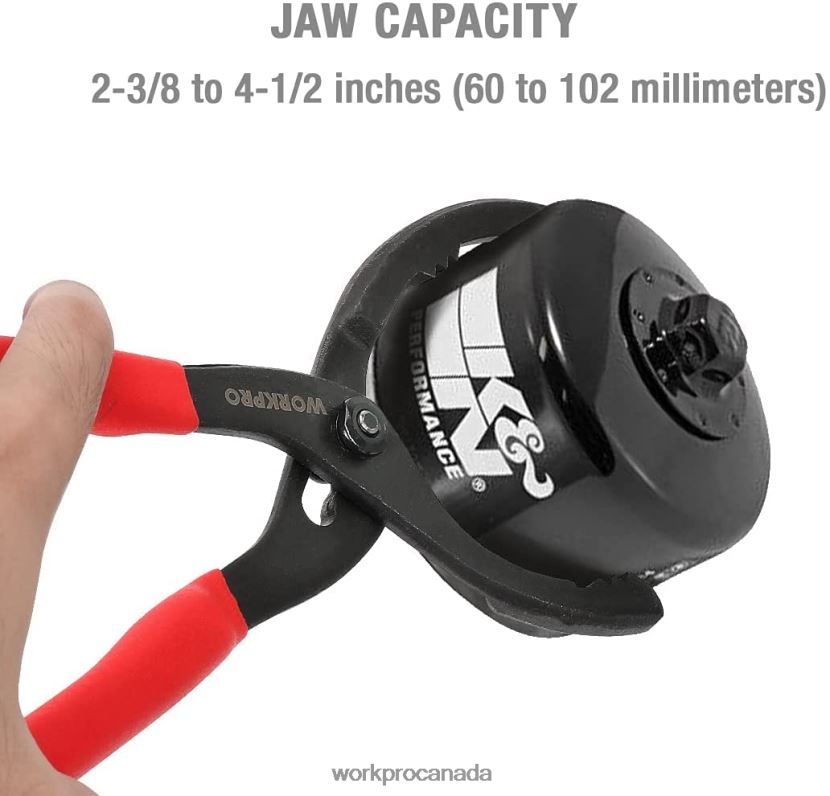 Useful WORKPRO Adjustable Oil Filter Pliers Ideal For Engine Filters Conduit Fittings Tool ZNRDXV69