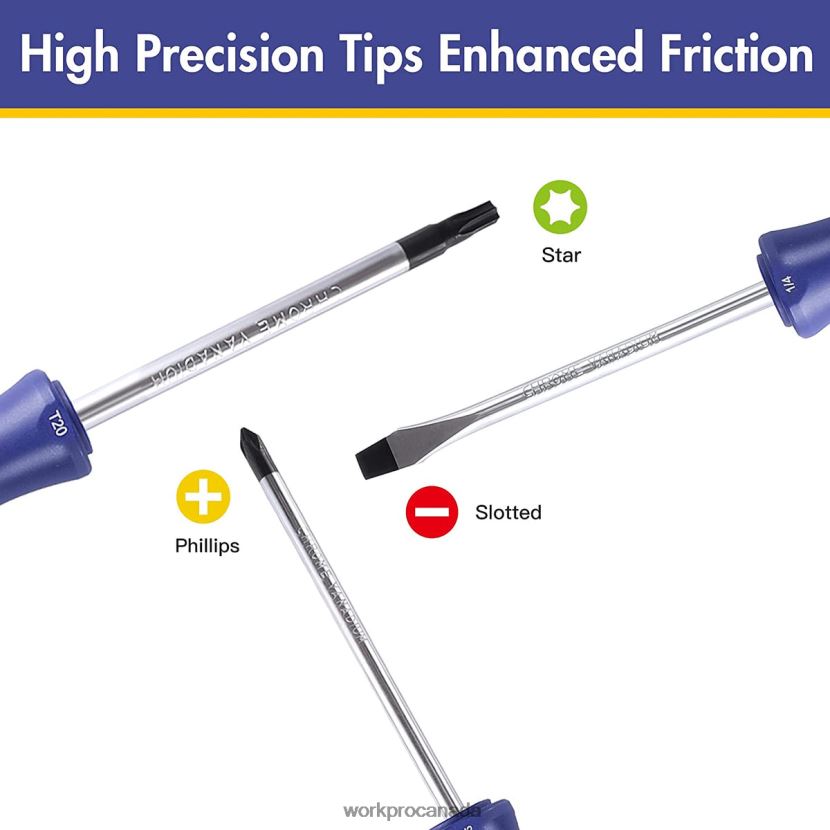 New WORKPRO 12 Pcs Magnetic Screwdrivers Set with Organizer Flat for Industrial Household Mechanics Repair Tool ZNRDXV99