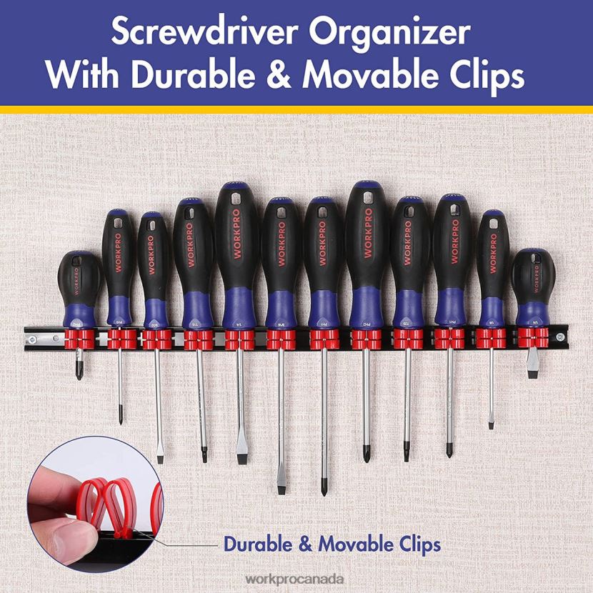 New WORKPRO 12 Pcs Magnetic Screwdrivers Set with Organizer Flat for Industrial Household Mechanics Repair Tool ZNRDXV99