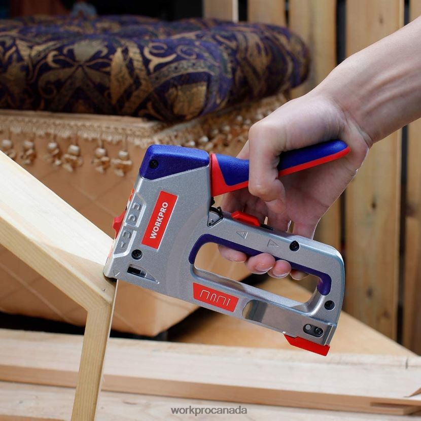 Helpful WORKPRO Heavy-Duty 4-in-1 Staple Gun Kit Manual Brad Nailer with 3000 Staples and 1000 Brad Nails Tool ZNRDXV57