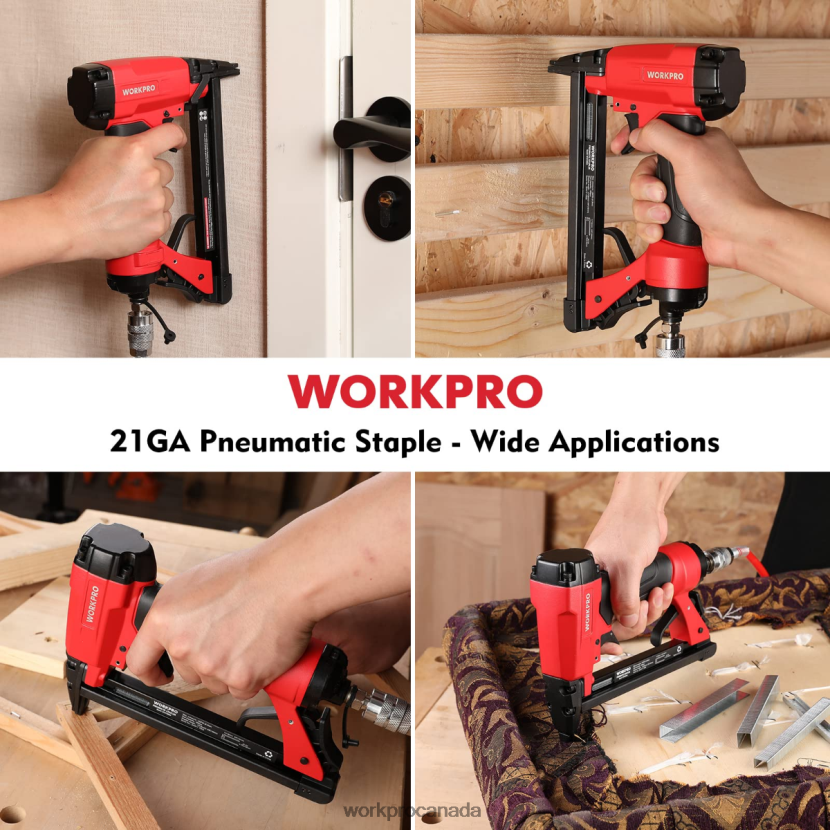 Morden WORKPRO Pneumatic Staple Gun, 8016/7116 Upholstery Stapler Tool ZNRDXV182