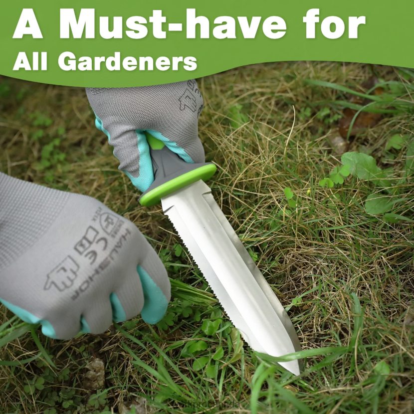 Green/Pink WORKPRO Garden Knife with Oxford Sheath, Stainless Steel Blade with Cutting Edge Tool ZNRDXV283