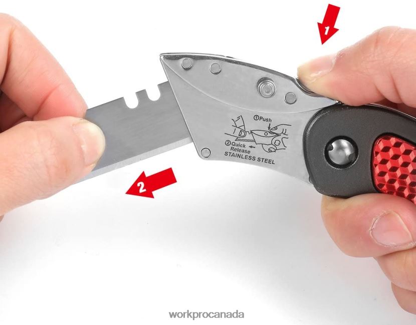 Morden WORKPRO Quick Change Blade Folding Utility Knife Set Tool ZNRDXV42