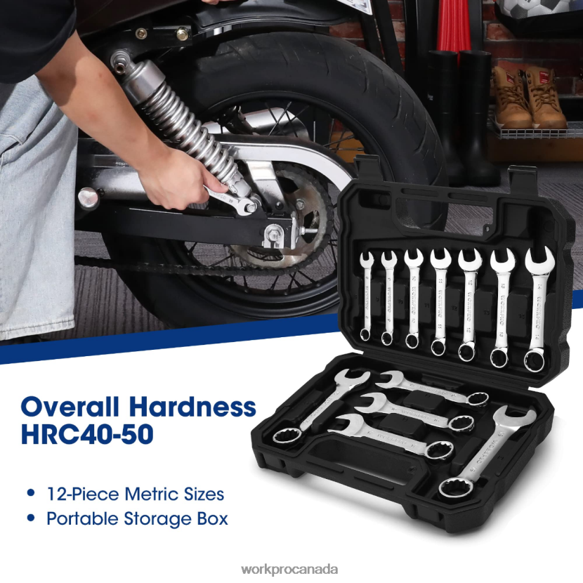Helpful WORKPRO 12 Pcs Stubby Combination Wrench Set Tool ZNRDXV97