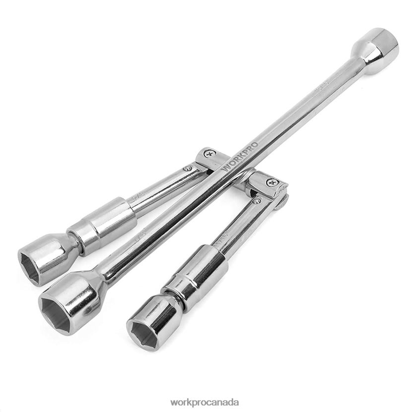 Helpful WORKPRO 14-Inch Universal Folding Lug 4-Way Cross Wrench Tool ZNRDXV90