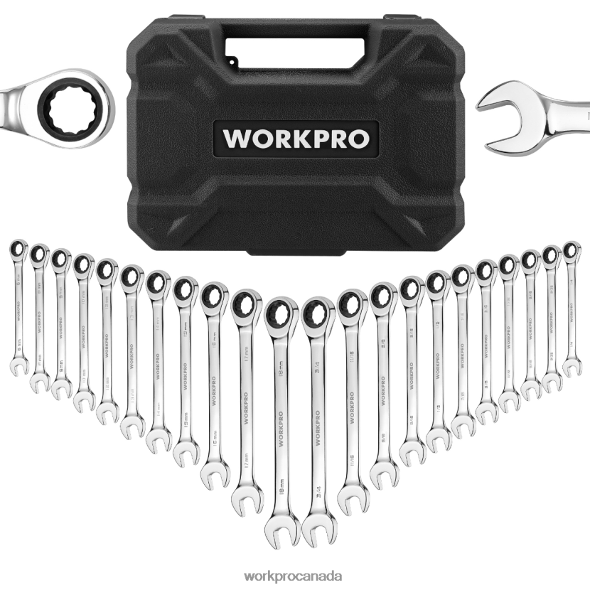 Morden WORKPRO 22-Piece Ratcheting Combination Wrench Set Tool ZNRDXV81