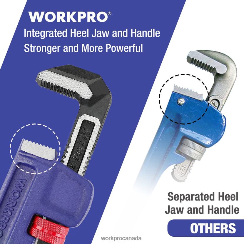 Useful WORKPRO 14-inch Heavy Duty Straight Plumbing Wrench Tool ZNRDXV89