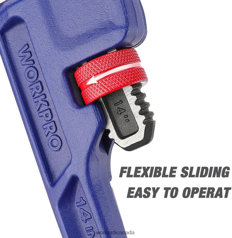 Useful WORKPRO 14-inch Heavy Duty Straight Plumbing Wrench Tool ZNRDXV89