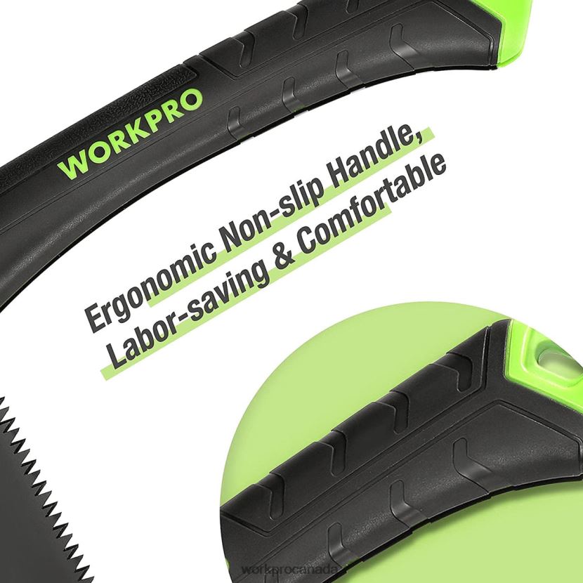 Helpful WORKPRO Folding Saw Compact Hand Pruning Saw with 7 Inch Blade Push Button Lock Tool ZNRDXV270