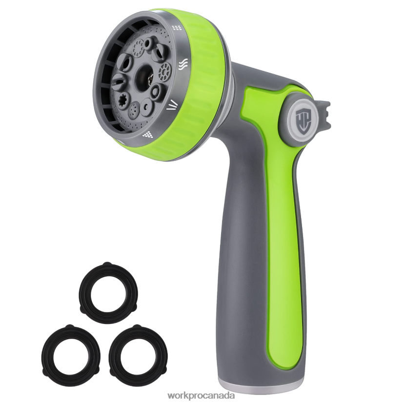 Helpful WORKPRO Garden Hose Nozzle Sprayer with 10 Spray Patterns Tool ZNRDXV278