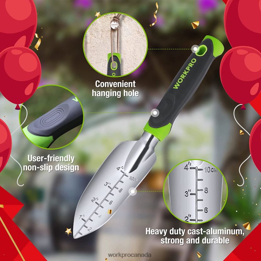 Morden WORKPRO 5 Pcs Outdoor Garden Tool Set Gardening Work Gifts Tool ZNRDXV276
