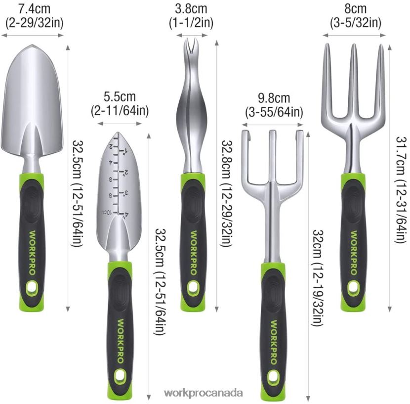 Morden WORKPRO 5 Pcs Outdoor Garden Tool Set Gardening Work Gifts Tool ZNRDXV276