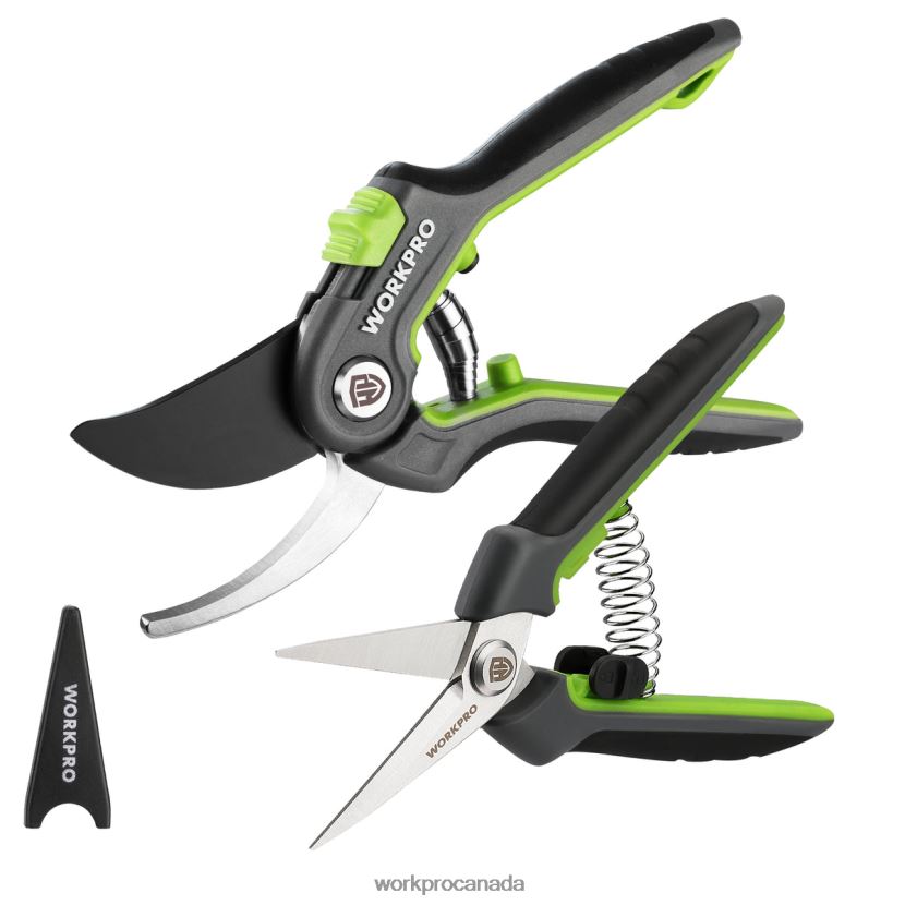 Morden WORKPRO Garden Pruning Shears 2 Pack, Bypass Pruning Shears and Straight Garden Scissors Tool ZNRDXV280