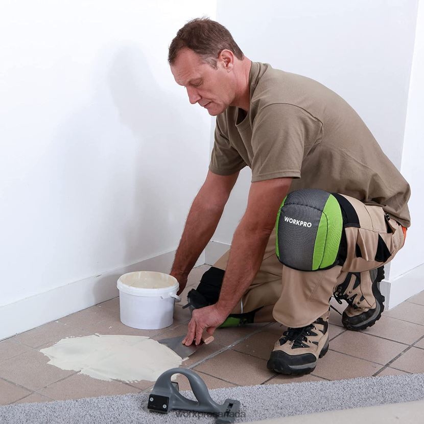 Useful WORKPRO Garden Flooring Kneepads with Foam Padding Tool ZNRDXV272