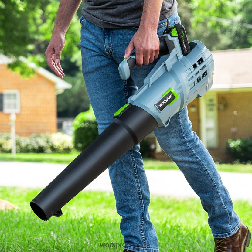 Helpful WORKPRO 20V Cordless Leaf Blower with 5 Adjustable Speeds 4.0Ah Larger Capacity Battery and Quick Charger Included Tool ZNRDXV292